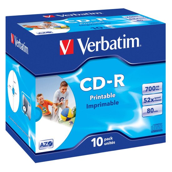 Verbatim CD-R AZO imprimable (boite de 10)