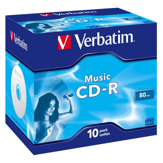 Verbatim CD audio vierge (boite de 10)