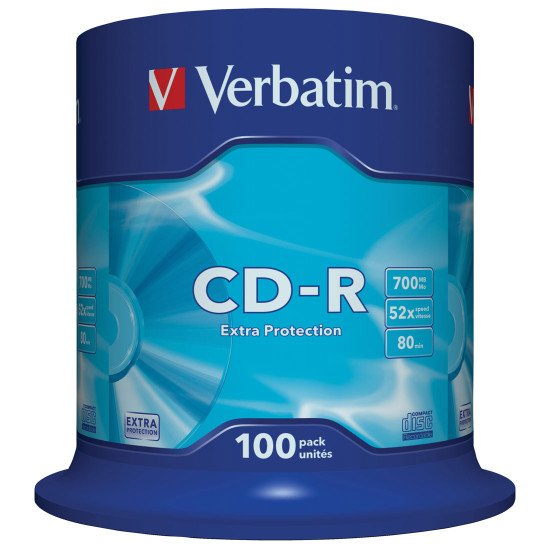 CD vierge Verbatim CD-R (boite de 100)