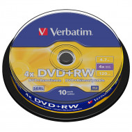DVD vierge Verbatim DVD+RW (boite de 10) DVD vierge Verbatim DVD+RW (boite de 10)