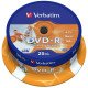DVD vierge verbatim dvd-r 16x 25p. imprimable DVD vierge verbatim dvd-r 16x 25p. imprimable