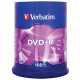 DVD vierge Verbatim DVD+R 16x. (boite de 100)