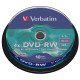 DVD vierge Verbatim DVD-RW 4x (boite de 10)