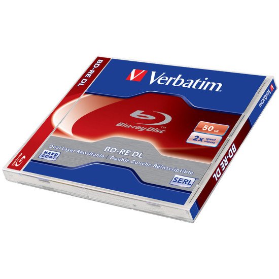 Verbatim Blu-ray vierge BD-RE DL 50go 2x Verbatim Blu-ray vierge BD-RE DL 50go 2x