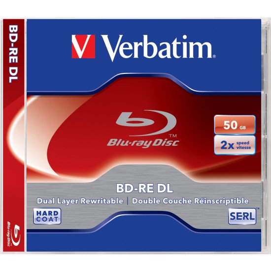 Verbatim Blu-ray vierge BD-RE DL 50go 2x Verbatim Blu-ray vierge BD-RE DL 50go 2x