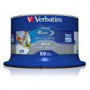 Verbatim Blu-ray vierge BD-R SL 25Go 6x imprimable (boite de 50) Verbatim Blu-ray vierge BD-R SL 25Go 6x imprimable (boite de 50)