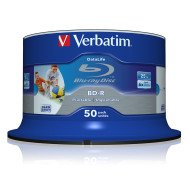 Verbatim Blu-ray vierge BD-R SL 25Go 6x imprimable (boite de 50) Verbatim Blu-ray vierge BD-R SL 25Go 6x imprimable (boite de 50)