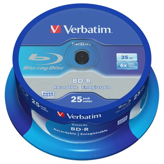 Verbatim Blu-ray vierge BD-R SL 25Go 6x 25p.