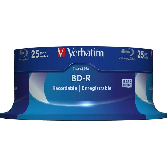 Verbatim Blu-ray vierge BD-R SL 25Go 6x (boite de 25)