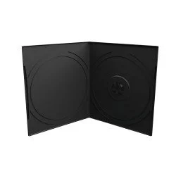 10 boîtiers DVD slim (7 mm) noirs pour 1 DVD