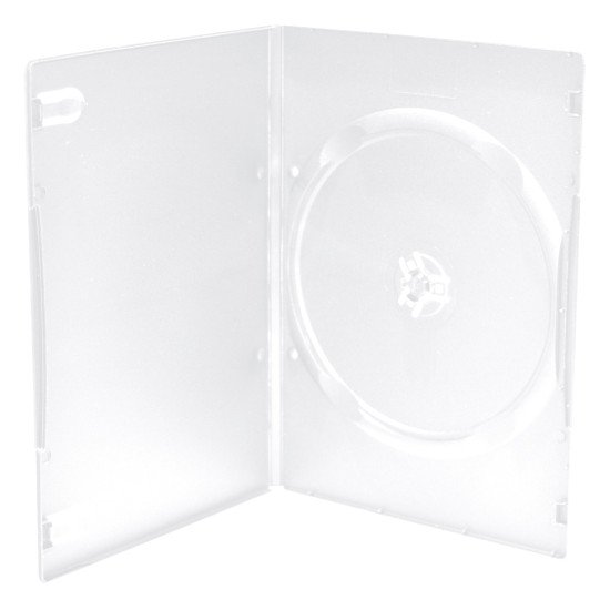 Boîtier 1 DVD slimcase transparent 7mm (pack de 10)