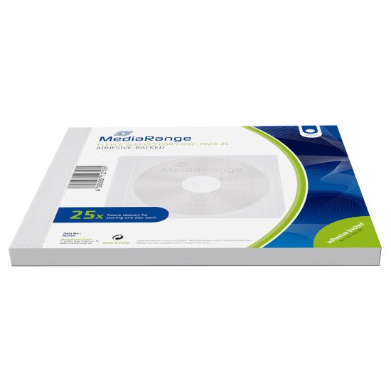 Pochette. auto-adhésive pour CD/DVD (pack de 25)