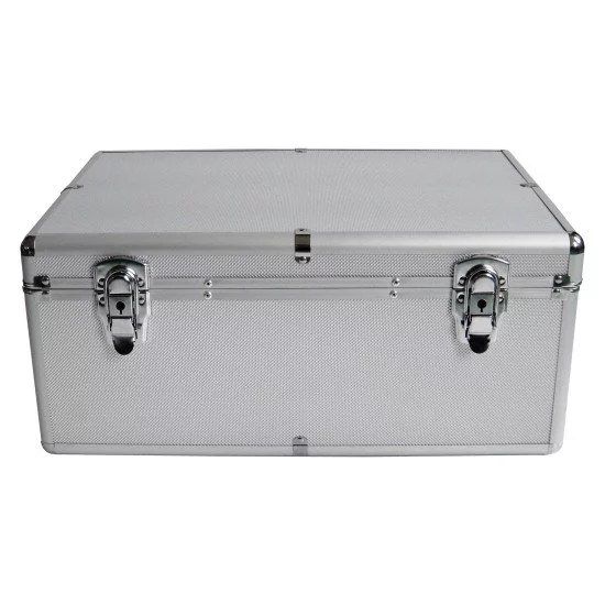 Mallette de rangement aluminium 500 CD/DVD