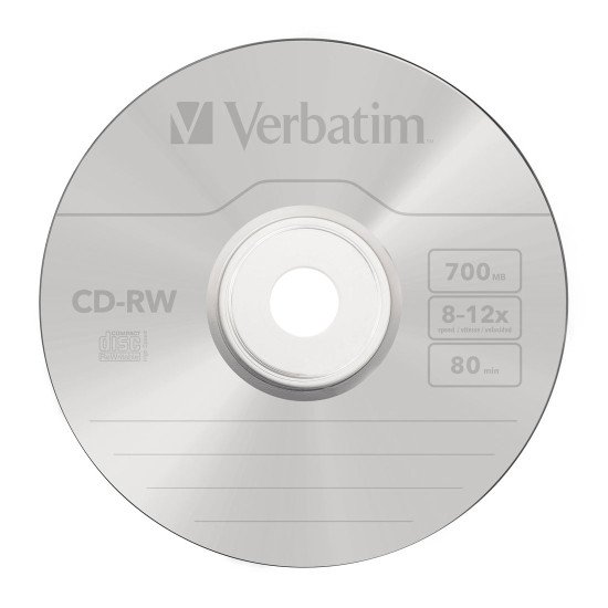 CD vierge réinscriptible Verbatim CD-RW (boite de 10)