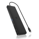 ICY BOX IB-DK2116-C station d'accueil Avec fil USB 3.2 Gen 1 (3.1 Gen 1) Type-C Noir