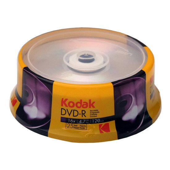 Kodak DVD-R 16x 25p. Kodak DVD-R 16x 25p.