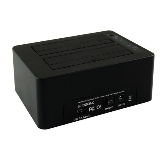 LC-Power LC-DOCK-C-35-M2 USB3.2 Docking NVMe &SATA-M.2 retail