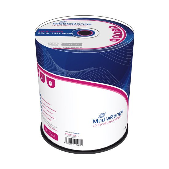 CD vierge Mediarange 700 Mo 52x (boite de 100)