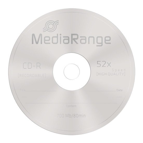 CD vierge Mediarange 700 Mo 52x (boite de 100)