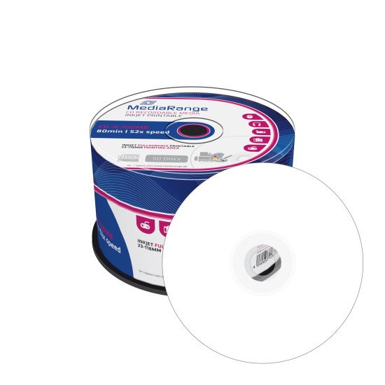 CD vierge Mediarange imprimable 700 Mo 52x (boite de 50)