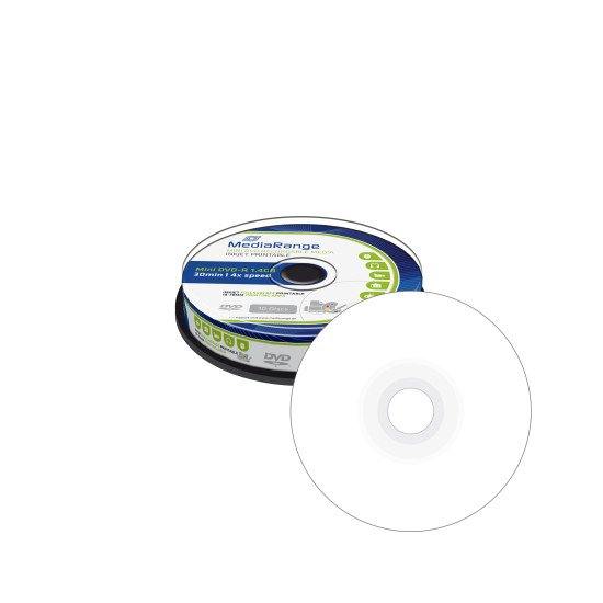 DVD vierge mediarange mini DVD-R 8cm imprimable pour camescope 10p. DVD vierge mediarange mini DVD-R 8cm imprimable pour camescope 10p.