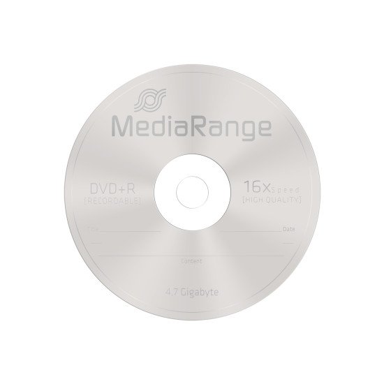 DVD vierge Mediarange DVD+R. 16x (boite de 50)