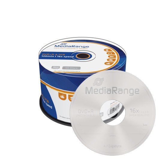 DVD vierge Mediarange DVD+R. 16x (boite de 50)