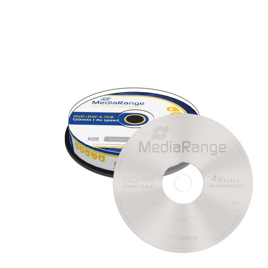 DVD vierge Mediarange DVD+RW 4x (boite de 10)