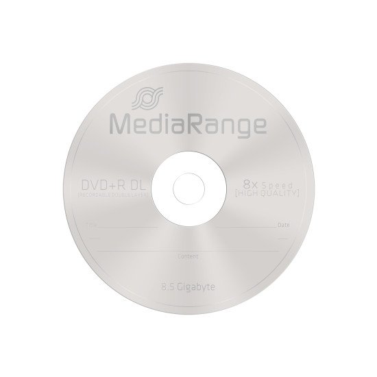 DVD vierge Mediarange. DVD+R DL double couche 8x (boite de 100)