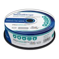 DVD vierge Mediarange DVD+R double couche imprimable 8x (boite de 25) DVD vierge Mediarange DVD+R double couche imprimable 8x (boite de 25)
