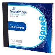 Mediarange Blu-ray vierge double couche BD-R DL 50Go Mediarange Blu-ray vierge double couche BD-R DL 50Go
