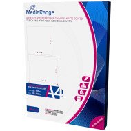 Mediarange Jaquette CD pour boitier 10mm 50p.