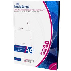 Mediarange Jaquette CD pour boitier 10mm 50p.