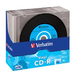 CD vierge réinscriptible Verbatim CD-RW (boite de 10) 43480 pas cher