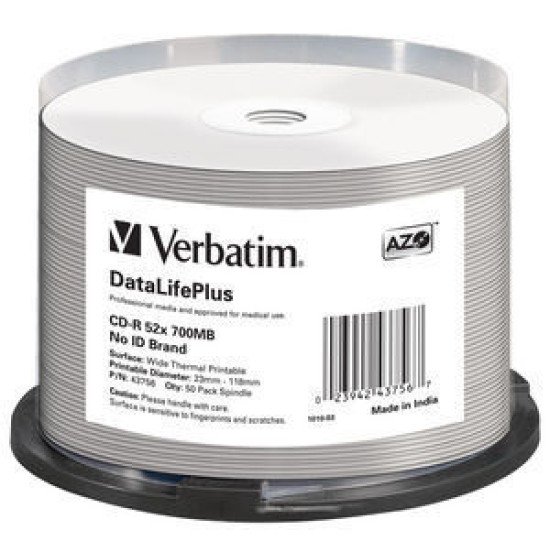 Verbatim CD-R pour impression transfert thermique (boite de 50)