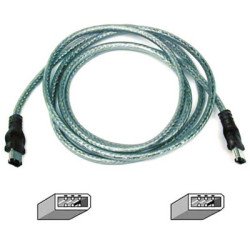 Durpower 6FT Firewire 6-4 P DV Video Cable Cord Lead For Canon Elura 2 10/MC 20/MC 70 80 100 