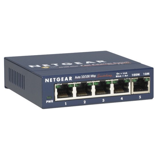 Netgear Switch ProSafe 5 ports 10/100 FS105 Netgear Switch ProSafe 5 ports 10/100 FS105