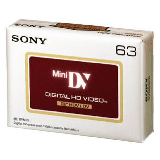 Sony cassette HDV MiniDV 63 minutes. Sony cassette HDV MiniDV 63 minutes.