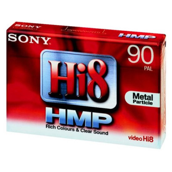 Sony cassette HI-8 90 minutes. Sony cassette HI-8 90 minutes.