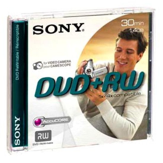 DVD vierge Sony dvd+rw 8cm pour camescope DVD vierge Sony dvd+rw 8cm pour camescope