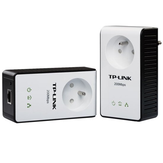 TP-LINK Kit 2x adaptateur CPL AV200+ avec prise secteur intégrée TL-PA251 TP-LINK Kit 2x adaptateur CPL AV200+ avec prise secteur intégrée TL-PA251