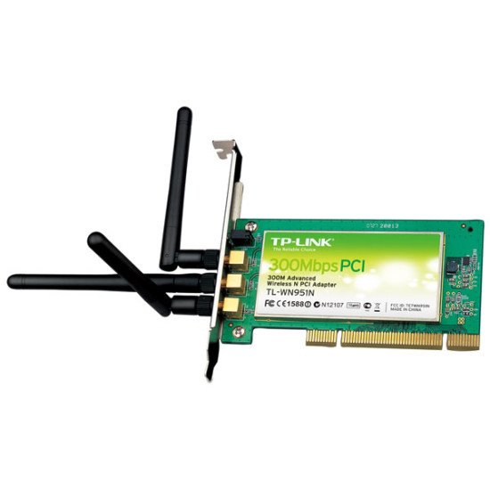 TP-LINK Adaptateur PCI sans fil N 300 Mbps TL-WN951N TP-LINK Adaptateur PCI sans fil N 300 Mbps TL-WN951N