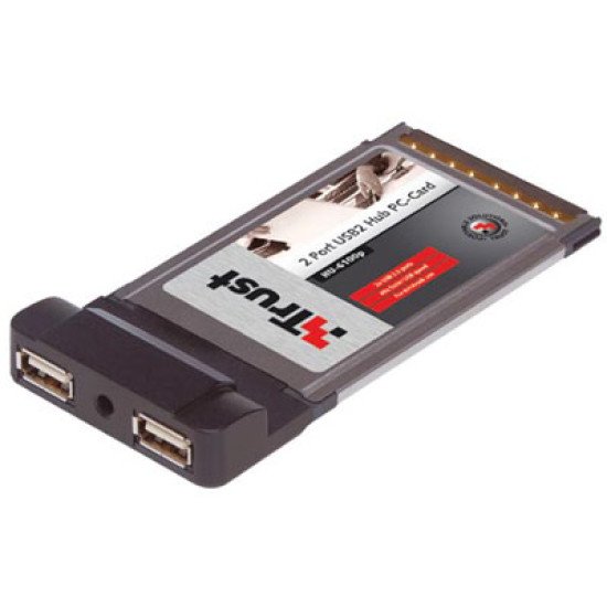 Trust 2 Port USB2 Hub PC-Card HU-6100p Trust 2 Port USB2 Hub PC-Card HU-6100p
