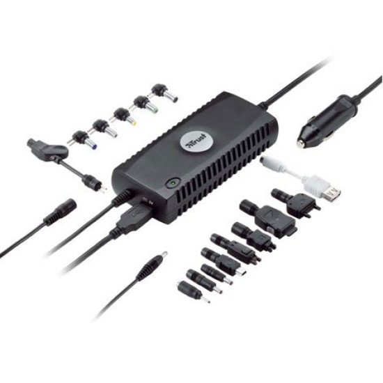Trust alimentation voiture pc portable 5-in-1 Trust alimentation voiture pc portable 5-in-1
