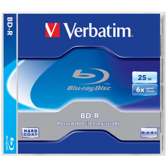 Verbatim Blu-ray vierge BD-R SL 25Go 6x Verbatim Blu-ray vierge BD-R SL 25Go 6x