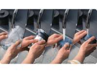 Un réservoir à poussière facile à vider et entièrement lavable