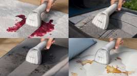 Nettoie diverses surfaces textiles
