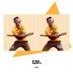 120Hz Fréquence de rafraîchissement 120Hz Fréquence de rafraîchissement