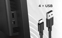 <p>4 × USB 3.2 Gen 1</p>