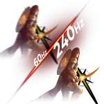 240Hz Fréquence de rafraîchissement